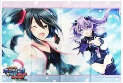 ネプテューヌ B2布ポスター セガサターン＆パープルハート