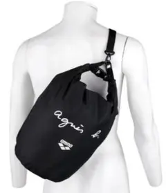 agnès b. ブラックバックパック　用途色々　アウトドアにも