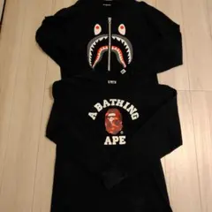 BAPE シャークデザイン トレーナーあまり値下げできません。 A Bathing Ape シャークデザイン トレーナー bape スウェット