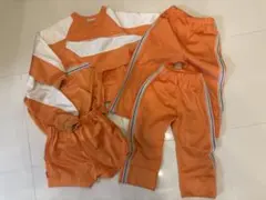 キリンジKIRINJIオレンジ色体操服セット（トップス2着・パンツ3着）110