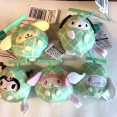 サンリオキャラクターズ　フルーツきぐるみマスコット〜メロン〜　コンプリートセット
