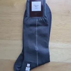 Christian Dior グレーソックス 25cm