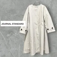 ★2024ss★JOURNAL STANDARD コットンナイロンフレアコート