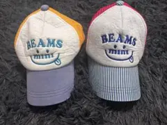 BEAMS mini スマイリーフェイスキャップ 2個セットのサムネイル