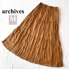 archives（アルシーヴ） ワッシャーティアードスカート