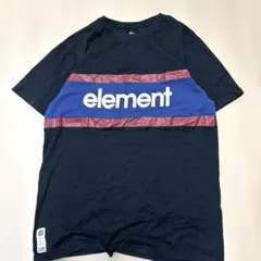 element ロゴ Tシャツ 黒/青/赤X L2278番のサムネイル