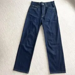 GU ジーユー　ハイウエストストレートジーンズ　Sサイズ レディース