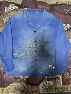 フレンチワークジャケット　ユーロワークジャケット　 カバーオール　襤褸