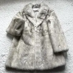 毛皮 リアルファー MINK ミンク サファイアミンク コート 13号 XL