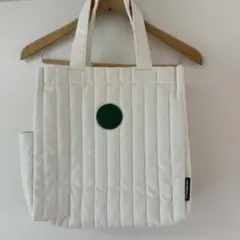 【スターバックス】ホワイトキルティングトートバッグ