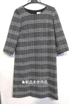 新品未使用⭐️値下げチェック柄ワンピース