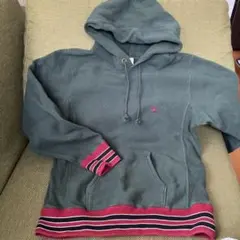 Champion パーカー リバースウィーブ ダークグリーン Sサイズ