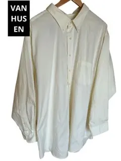 Van Heusen アイボリー ボタンダウンシャツ
