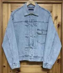 UNIQLO 1st ファーストタイプ ストレッチ入りデニムジャケット［L］