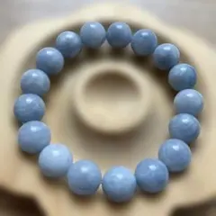 お正月セール！三大ヒーリングストーン大珠ラリマーブレスレット　約17cm