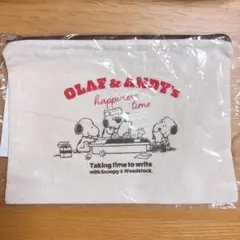 スヌーピー コットンポーチ