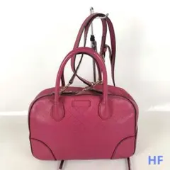 GUCCI ブライト ディアマンテ 2way ハンドバッグ ブルー 354224 | Mercari