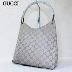 GUCCI グッチ ワンショルダーバッグ GG柄 スエード バンブー y2kのサムネイル