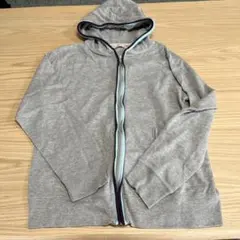 GLOBAL WORK グレー M フード付きパーカー