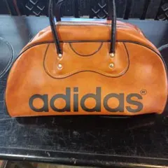 adidas ボストンバッグ 茶色　古着　レトロ　ヴィンテージ