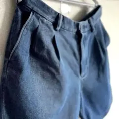 【上質】デニムショーツ ショートパンツ L ブルー ユナイテッドアローズ