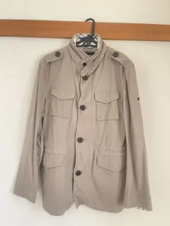 【BURBERRY BLACK LABEL】ミリタリージャケット ノバチェック