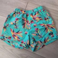 patagonia ベビー水着 花柄 ターコイズ