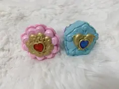 トロピカルルージュプリキュア ランドハートクルリング　マリンハートクルリング