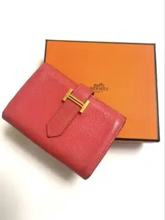 限界値下‼️【高級レザー‼️】エルメス ベアンコンパクト リザード