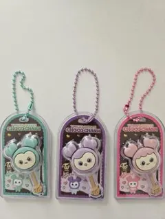 TWICE LOVELYSチョコがけボーロ&チャーム ミナ　サナ　モモ