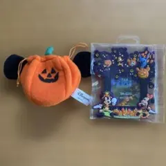 香港ディズニー ハロウィン フォトフレーム ディズニーランドパリ巾着袋 セット