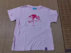 【最終値下げ】ROXY 半袖 Tシャツ フラミンゴプリント ピンク Mサイズのサムネイル