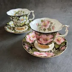 オキュパイドジャパン ピンクローズ 薔薇紋 バラ ティーカップ