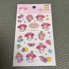 韓国　マイメロディー　ホログラムシール　2シート