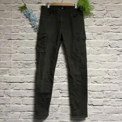 H＆M H&M カーゴパンツ カーキ スキニー 29