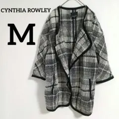 送料込❤CYNTHIA ROWLEY【M】コート チェック柄 ジャケット 羽織りのサムネイル