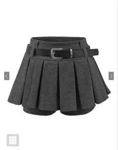 GRL ベルト付きプリーツミニスカートパンツ【sd136】