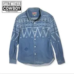 SALT WATER COWBOY｜ネイティブデニムシャツSオルテガアメカジのサムネイル