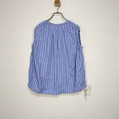 【Demi-Luxe BEAMS】　ブラウス　ノースリーブ　コットン　100%