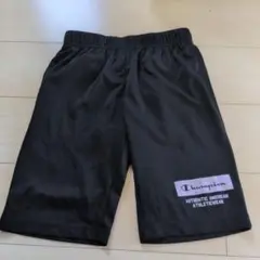 Champion ブラック ハーフパンツジャージ 160
