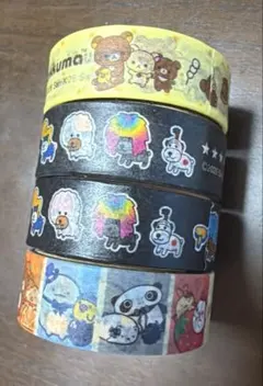 サンエックスユニバース マスキングテープ4個セット