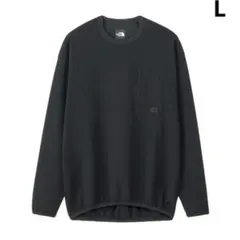 ノースフェイス エンライドワッフルクルー ユニセックス L ブラック