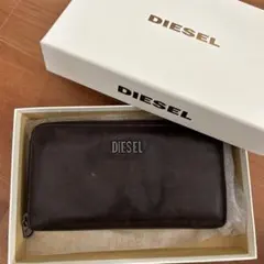 DIESEL ディーゼル 長財布 ブラウン ピンクのサムネイル