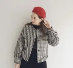 tinajojun ブルゾンギンガムチェック セットアップ