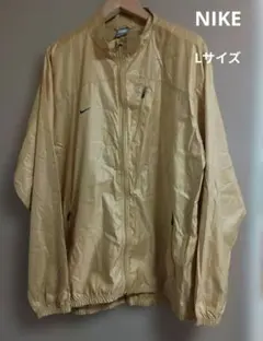 【NIKE ・Lサイズ】薄手 パッカブル ジャンパー ゴールド 収納袋付きのサムネイル
