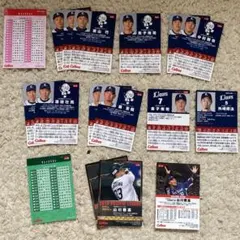 プロ野球チップスカード☆埼玉西武ライオンズ　17枚おまとめセット