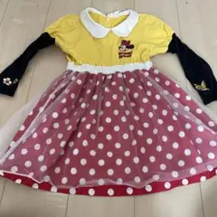 ミニーマウスデザイン ワンピース 110cm
