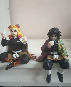 鬼滅の刃　プレミアム　ちょこのせフィギュア　おにぎり　煉獄杏寿郎　冨岡義勇