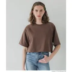 coca 新品限定セール　ミニ裏毛ラグランTシャツ ブラウン / Mのサムネイル