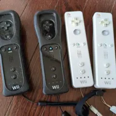Wiiリモコン 4個セット ブラック ホワイト